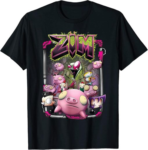 Invader Zim Rubber Piggy Army T-Shirt